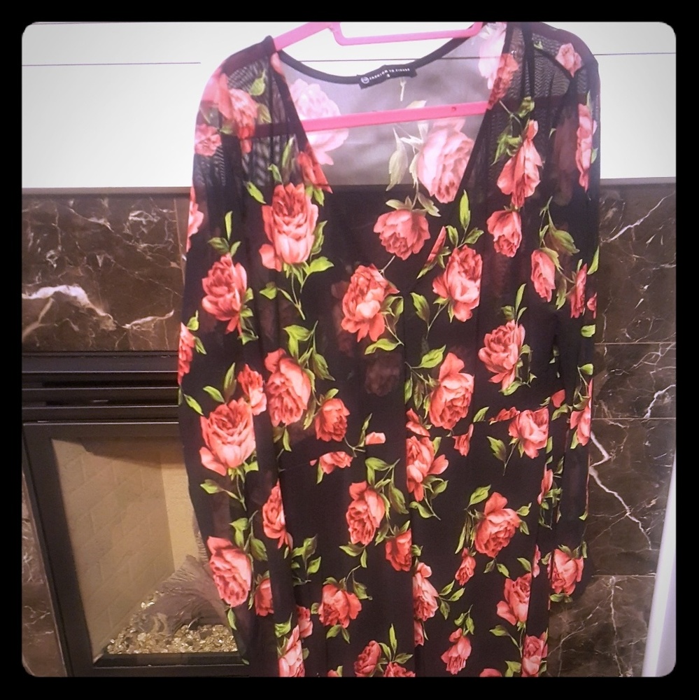 New fashion to figure maxi dress with split